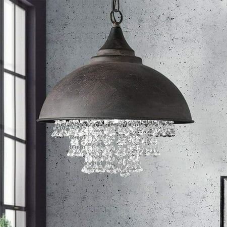 TFCFL Retro Industrial Crystal Chandelier Restaurant Bedroom Pendant Ceiling Light
TFCFL Retro Industrial Crystal Chandelier Restaurant Bedroom Pendant Ceiling Light