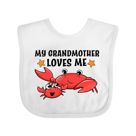 Inktastic My Grandmother Loves Me- Cute Crab Family Gift Baby Boy or Baby Girl Bib
Inktastic My Grandmother Loves Me- Cute Crab Family Gift Baby Boy or Baby Girl Bib