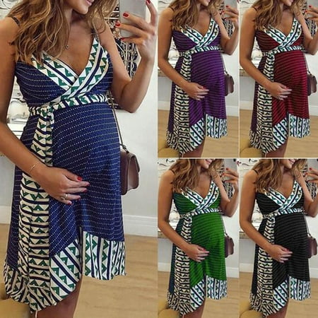 Tejiojio Maternity/Labor/Nursing Clothing Clearance Ladies Summer Fashion Print Sleeveless Suspenders Maternity Clothe Dress
Tejiojio Maternity/Labor/Nursing Clothing Clearance Ladies Summer Fashion Print Sleeveless Suspenders Maternity Clothe Dress