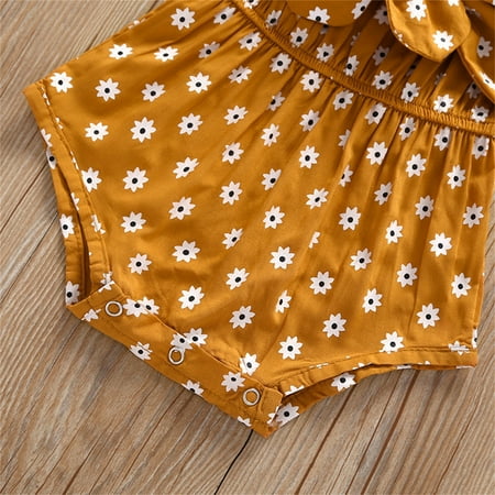 Aayomet Baby Girl Romper Floral Sleeveless Onesie Bodysuit Romper Jumpsuit Clothes Summer Outfits Coffee 0-6 Months
Aayomet Baby Girl Romper Floral Sleeveless Onesie Bodysuit Romper Jumpsuit Clothes Summer Outfits Coffee 0-6 Months