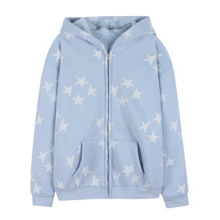 Bospose Long Sleeve Crop Top Corset Top Blue Crewneck Sweatshirt Light Top Women S Fashion Casual Print Blouse Tops Sweatshirt Hood Sweatshirts Star Cardigan Zip Loose L
Bospose Long Sleeve Crop Top Corset Top Blue Crewneck Sweatshirt Light Top Women S Fashion Casual Print Blouse Tops Sweatshirt Hood Sweatshirts Star Cardigan Zip Loose L
