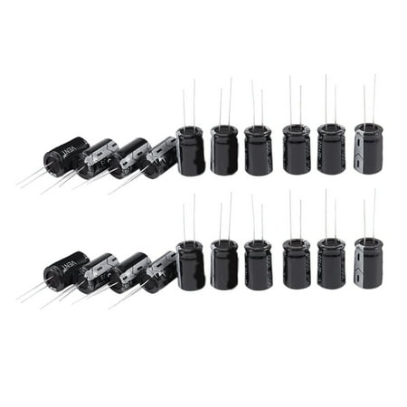 20 Pcs 35V 1000UF 105C Lead Electrolytic Capacitor 13mm x 20mm