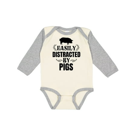 Inktastic Easily Distracted by Pigs Gift Baby Boy or Baby Girl Long Sleeve Bodysuit
Inktastic Easily Distracted by Pigs Gift Baby Boy or Baby Girl Long Sleeve Bodysuit