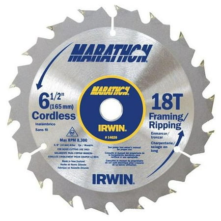 Circular Saw Blade, Irwin Marathon, 14020 BUY 20'S