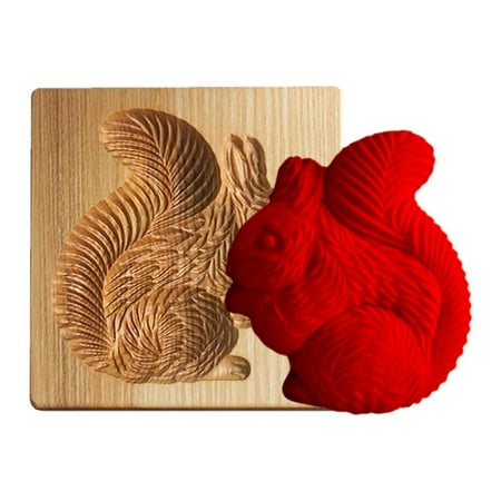 Peitten Wooden Cooking Mold For Baking 3D Squirrel Biscuits Baking Mold Embossing Craft Decorating Baking Tool Suitable For Kitchen And Family Gatherings Squirrels amicably
Peitten Wooden Cooking Mold For Baking 3D Squirrel Biscuits Baking Mold Embossing Craft Decorating Baking Tool Suitable For Kitchen And Family Gatherings Squirrels amicably