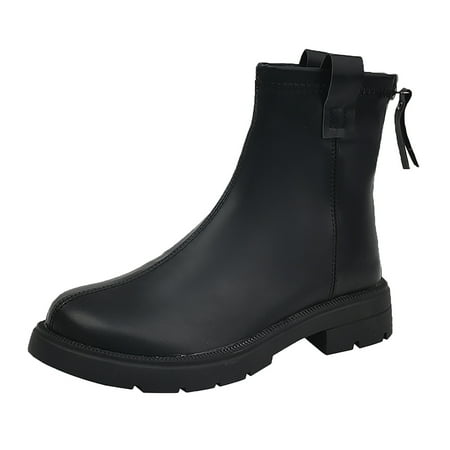 ASEIDFNSA Womens Wedge Booties And Boots Women S Boots Leather Fashion Women Artificial Leather Solid Color Autumn Thick Sole Square Heels Zipper Short Booties Round Toe Shoes
ASEIDFNSA Womens Wedge Booties And Boots Women S Boots Leather Fashion Women Artificial Leather Solid Color Autumn Thick Sole Square Heels Zipper Short Booties Round Toe Shoes