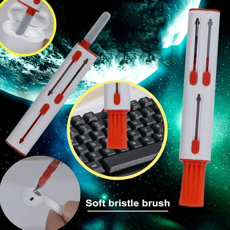 Riguas 5-in-1 Multifunctional Keyboard Wireless Earphones Cleaning Kit with Soft Nylon Brush Flocking Sponge
Riguas 5-in-1 Multifunctional Keyboard Wireless Earphones Cleaning Kit with Soft Nylon Brush Flocking Sponge