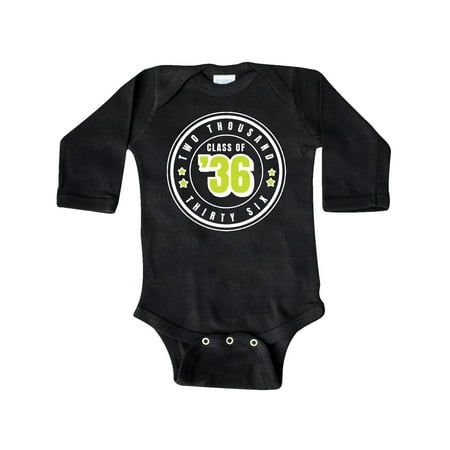 Inktastic Class of 2036 in White Circle with Stars Gift Baby Boy or Baby Girl Long Sleeve Bodysuit
Inktastic Class of 2036 in White Circle with Stars Gift Baby Boy or Baby Girl Long Sleeve Bodysuit