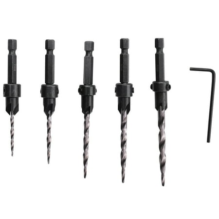 Drill Bits 11 Pieces 4 6 8 10 12 Sets of 1/4-Inch Tapered High-Speed Steel Drill Bits Hexagonal Wrench
Drill Bits 11 Pieces 4 6 8 10 12 Sets of 1/4-Inch Tapered High-Speed Steel Drill Bits Hexagonal Wrench