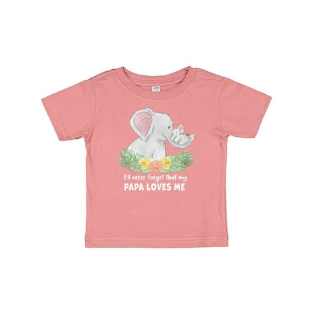 Inktastic I ll Never Forget That My Papa Loves Me with Cute Elephants Gift Baby Boy or Baby Girl T-Shirt
Inktastic I ll Never Forget That My Papa Loves Me with Cute Elephants Gift Baby Boy or Baby Girl T-Shirt