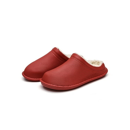 Avamo Womens Mens Clogs Slipper House Slippers Memory Foam Warm Shoes Unisex Slides Women Men Lightweight Plush Lined Winter Shoe Red 9.5-10
Avamo Womens Mens Clogs Slipper House Slippers Memory Foam Warm Shoes Unisex Slides Women Men Lightweight Plush Lined Winter Shoe Red 9.5-10
