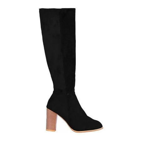 Women Knee High Casual Slouchy Suede Boots Stacked High Heels Fall Fashion Side Zipper Platform Long Bootie
Women Knee High Casual Slouchy Suede Boots Stacked High Heels Fall Fashion Side Zipper Platform Long Bootie
