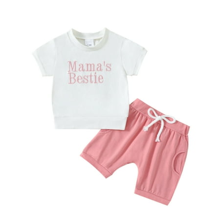 Toddler Sets For Girls 2T Toddler Boys Girls Short Sleeve Letter Embroider T Shirt Pullover Tops Shorts Outfits Girl Clothes Red 12-18 Months
Toddler Sets For Girls 2T Toddler Boys Girls Short Sleeve Letter Embroider T Shirt Pullover Tops Shorts Outfits Girl Clothes Red 12-18 Months