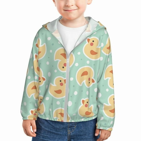 Ocsxa Cute Duck Print Kids Active Zipper Sun Protection Jacket Boys Girls Hooded Cooling Shirt-4 Years
Ocsxa Cute Duck Print Kids Active Zipper Sun Protection Jacket Boys Girls Hooded Cooling Shirt-4 Years