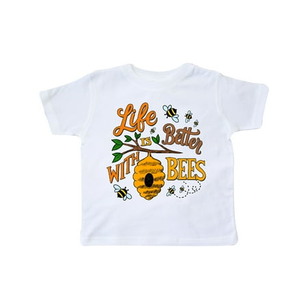 Inktastic Life is Better with Bees with Beehive Illustration Gift Toddler Boy or Toddler Girl T-Shirt
Inktastic Life is Better with Bees with Beehive Illustration Gift Toddler Boy or Toddler Girl T-Shirt