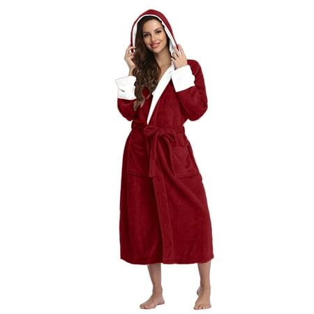 ASEIDFNSA Womens Pajama Sets Women S Nightshirts Women Hooded Bathrobe Bathrobe Lightweight Soft Plush Long Flannel Sleepwear Hooded Bathrobe Plush Long Robes
ASEIDFNSA Womens Pajama Sets Women S Nightshirts Women Hooded Bathrobe Bathrobe Lightweight Soft Plush Long Flannel Sleepwear Hooded Bathrobe Plush Long Robes