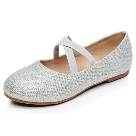 Blikcon Girls Ballerina Dress Shoes Mary Jane Flats For Toddler/Little Kid (Color : Silver Size : 2 Little Kid)
Blikcon Girls Ballerina Dress Shoes Mary Jane Flats For Toddler/Little Kid (Color : Silver Size : 2 Little Kid)