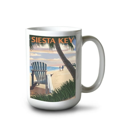 15 fl oz Ceramic Mug Siesta Key Florida Adirondack Chair on the Beach Dishwasher & Microwave Safe
15 fl oz Ceramic Mug Siesta Key Florida Adirondack Chair on the Beach Dishwasher & Microwave Safe