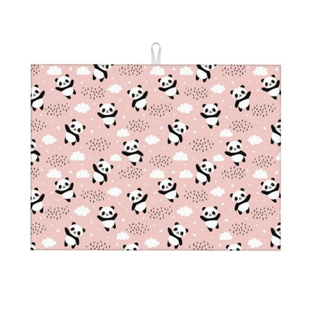 Kdxio Panda Flying in the Sky (2) for Dish Drying Mat 24*18 inch Absorbent Dish Drainer Kitchen Counter Large Size Dish Drying Pad for Countertops Draining Racks
Kdxio Panda Flying in the Sky (2) for Dish Drying Mat 24*18 inch Absorbent Dish Drainer Kitchen Counter Large Size Dish Drying Pad for Countertops Draining Racks