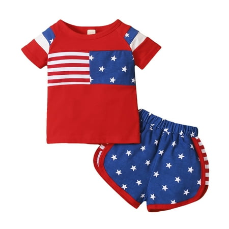 Shorts Stars Boys Toddler Tops Striped Printed Girls Baby 4th-of-July Outfits Girls Outfits&Set Clothes Outwear For 12-18 Months
Shorts Stars Boys Toddler Tops Striped Printed Girls Baby 4th-of-July Outfits Girls Outfits&Set Clothes Outwear For 12-18 Months