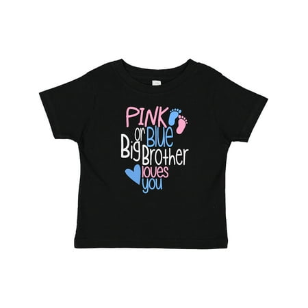 Inktastic Pink or Blue Big Brother Loves You Footprints and Heart Gift Baby Boy T-Shirt
Inktastic Pink or Blue Big Brother Loves You Footprints and Heart Gift Baby Boy T-Shirt