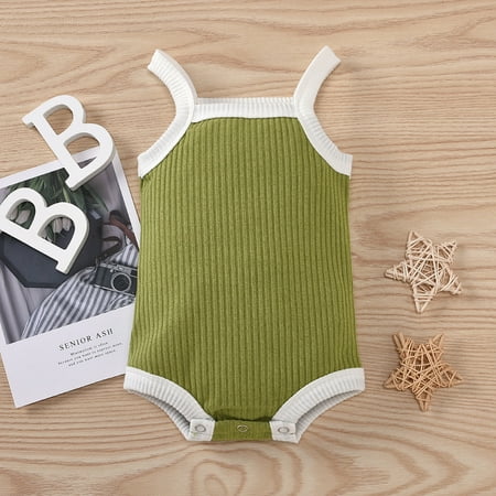 Girls Clothes Baby Boys Girls Solid Rib Suspenders Romper Jumpsuits Clothes 90
Girls Clothes Baby Boys Girls Solid Rib Suspenders Romper Jumpsuits Clothes 90