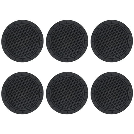 6pcs Car Cup Coaster Non-slip Cup Cushions Cup Mats Car Interior Accessories