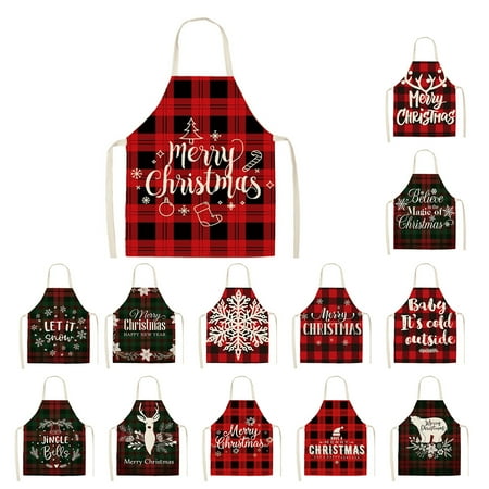 Eye-catching Waterproof Flax Christmas Apron - Unisex Wear-Resistant Cooking Apron for Home
Eye-catching Waterproof Flax Christmas Apron - Unisex Wear-Resistant Cooking Apron for Home