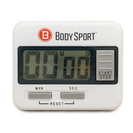 Body Sport Digital Multifunctional Timer Count Down and Count Up Features AAA Battery Included
Body Sport Digital Multifunctional Timer Count Down and Count Up Features AAA Battery Included