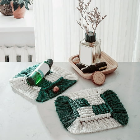 ruhuadgb Bar Coasters Table Decor Woven Drink Hot Pads Mats Coasters Heat Resistant Fashion for Kitchen
ruhuadgb Bar Coasters Table Decor Woven Drink Hot Pads Mats Coasters Heat Resistant Fashion for Kitchen