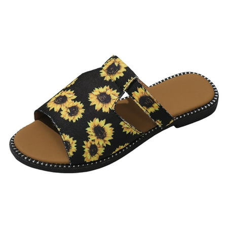 Women Summer Casual Retro Chrysanthemum Colour Blocking Fish Mouth Flat Bottom Large Size Sandals Slippers
Women Summer Casual Retro Chrysanthemum Colour Blocking Fish Mouth Flat Bottom Large Size Sandals Slippers