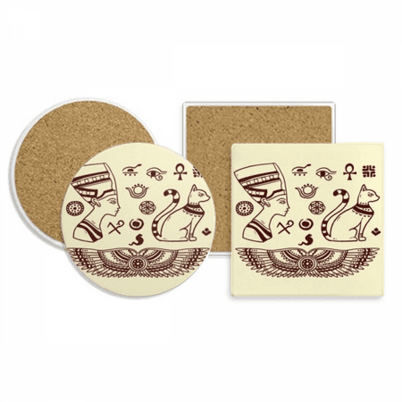 Egypt Pharaoh Black Cat Pattern Coaster Cup Mug Holder Absorbent Stone Cork Base Set
Egypt Pharaoh Black Cat Pattern Coaster Cup Mug Holder Absorbent Stone Cork Base Set