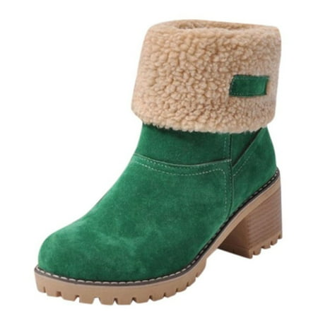 Women s Mid Tube Foldable Ankle Snow Boots Winter Warm Thickened Booties Mid Heels Cotton Shoes 38 Green
Women s Mid Tube Foldable Ankle Snow Boots Winter Warm Thickened Booties Mid Heels Cotton Shoes 38 Green