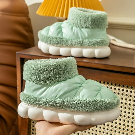 CoCopeaunt Winter Warm High Top Plush Slippers Women New Fashion Couple Home Cotton Shoes Leisure Snow Boots Waterproof Thick Bottom Shoes
CoCopeaunt Winter Warm High Top Plush Slippers Women New Fashion Couple Home Cotton Shoes Leisure Snow Boots Waterproof Thick Bottom Shoes