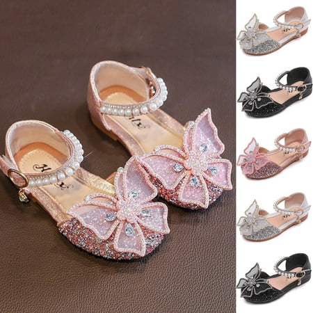 Girls Dress Shoes Big Bow Mary Jane Wedding Flower Bridesmaids Low Heels Glitter Sequins Princess Ballet Flats Shoes Pink for Kids (US 10.5 Little Kid)
Girls Dress Shoes Big Bow Mary Jane Wedding Flower Bridesmaids Low Heels Glitter Sequins Princess Ballet Flats Shoes Pink for Kids (US 10.5 Little Kid)