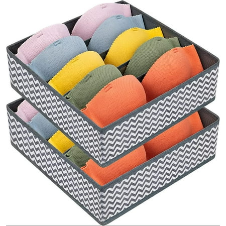 Bra Drawer Organizers Underwear Organizer Drawer Bra with Divider Zip Storage Cabinet Organizer Fabric Box for Bra Socks Ties Belts
Bra Drawer Organizers Underwear Organizer Drawer Bra with Divider Zip Storage Cabinet Organizer Fabric Box for Bra Socks Ties Belts