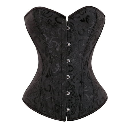FALEXO Women s Fashion Jacquard Overbust Corset Intimates Lace-up Waist Trainer Corsets Plus Size Busiter Shapewear
FALEXO Women s Fashion Jacquard Overbust Corset Intimates Lace-up Waist Trainer Corsets Plus Size Busiter Shapewear