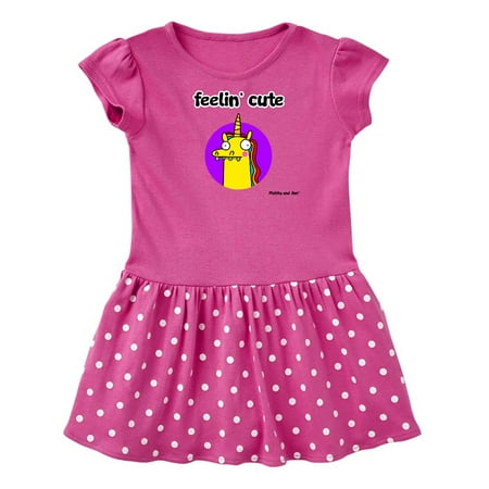 Inktastic FEELIN CUTE Gift Baby Girl Dress
