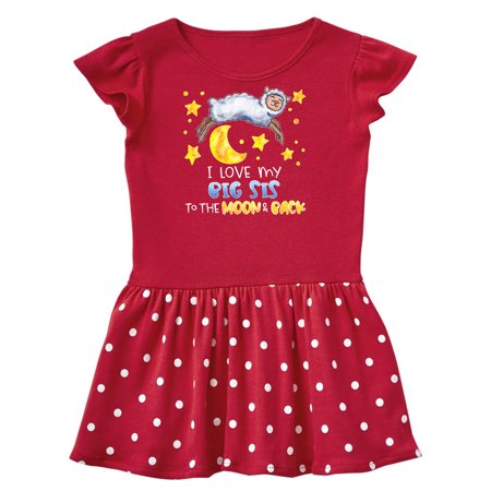Inktastic I Love my Big Sis to the Moon and Back Cute Sheep Gift Toddler Girl Dress
Inktastic I Love my Big Sis to the Moon and Back Cute Sheep Gift Toddler Girl Dress