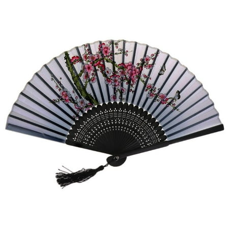 Sofullue Retro Japanese Chinese Folding Silk Hand Held Fan Peach Blossom Bamboo Wedding P
Sofullue Retro Japanese Chinese Folding Silk Hand Held Fan Peach Blossom Bamboo Wedding P