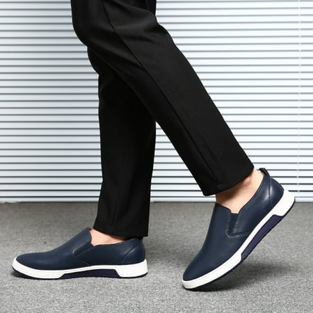 Cathalem Mens Leather Shoes Casual Hand Sewn Leisure Color Shoes Business Men s Leather Four Style Slip Proof Shoes Men Work Blue 9.5
Cathalem Mens Leather Shoes Casual Hand Sewn Leisure Color Shoes Business Men s Leather Four Style Slip Proof Shoes Men Work Blue 9.5