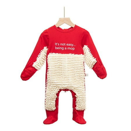 MAWCLOS Newborn Infant Baby Girls Boys Crawling Floral Mop Onesie Long Sleeve Crew Neck Romper Jumpsuit
MAWCLOS Newborn Infant Baby Girls Boys Crawling Floral Mop Onesie Long Sleeve Crew Neck Romper Jumpsuit