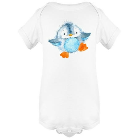 Fluffy Blue Penguin Bodysuit Infant -Image by Shutterstock Newborn