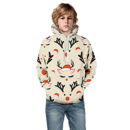 Little Boys Girls Kids Hooded Unisex Sweatshirt 3D Christmas Reindeer Printed Pullover Hoodie for Girls Boys with Pocket Toddler Pumpkin Hoodie Kids Solid Pullover Sweatshirt Pumpkin Shirt Toddler
Little Boys Girls Kids Hooded Unisex Sweatshirt 3D Christmas Reindeer Printed Pullover Hoodie for Girls Boys with Pocket Toddler Pumpkin Hoodie Kids Solid Pullover Sweatshirt Pumpkin Shirt Toddler