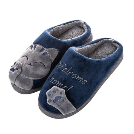 Men Cotton Slippers Winter Warm Skid Resistance Slippers Home Slippers for Man Boy (Mazarine S Size Shoes Mark: 40-41 yards but Suitable for 39-40 yards)
Men Cotton Slippers Winter Warm Skid Resistance Slippers Home Slippers for Man Boy (Mazarine S Size Shoes Mark: 40-41 yards but Suitable for 39-40 yards)