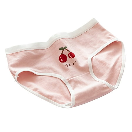 HEVIRGO Panties Printing Middle Waist Cotton Soft Women Briefs for Female 
HEVIRGO Panties Printing Middle Waist Cotton Soft Women Briefs for Female