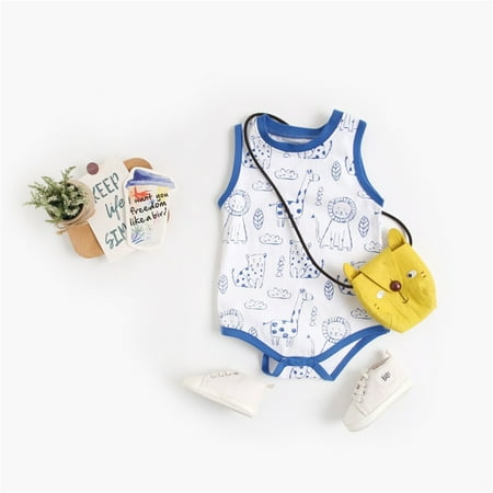 PEASKJP One Piece Jumpsuit Skin-Friendly Texture Baby Romper Bodysuits 2-Pack Unisex Soft Cotton One-Piece Outfit for Infant Boys Girls Blue 6 Months
PEASKJP One Piece Jumpsuit Skin-Friendly Texture Baby Romper Bodysuits 2-Pack Unisex Soft Cotton One-Piece Outfit for Infant Boys Girls Blue 6 Months