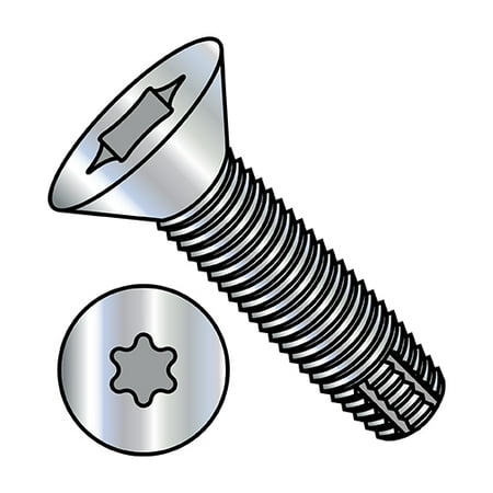 8-32X1/2 Six Lobe Flat Thread Cutting Screw Type F Fully Threaded Zinc (Pack Qty 10 000) BC-0808FTF
8-32X1/2 Six Lobe Flat Thread Cutting Screw Type F Fully Threaded Zinc (Pack Qty 10 000) BC-0808FTF