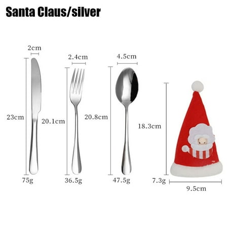 4PCS New Year Gold Stainless Steel Santa Claus Fruit Fork Kitchen Tableware Dinnerware Set Coffee Dessert Spoon SILVER SANTA CLAUS
4PCS New Year Gold Stainless Steel Santa Claus Fruit Fork Kitchen Tableware Dinnerware Set Coffee Dessert Spoon SILVER SANTA CLAUS