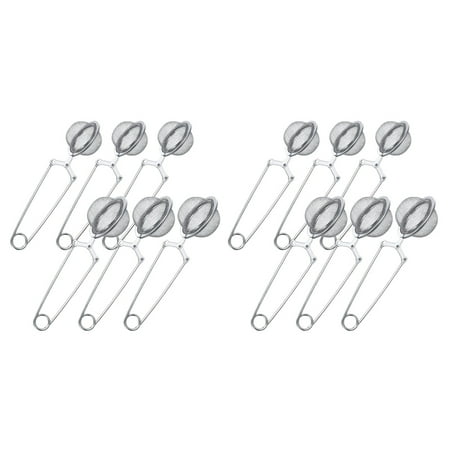 12Pcs Tea Infuser Loose Leaf Tea Snap Ball Tea Strainer Spoon Stainless Steel Tea Filter Steeper with Handle
12Pcs Tea Infuser Loose Leaf Tea Snap Ball Tea Strainer Spoon Stainless Steel Tea Filter Steeper with Handle